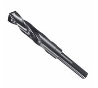 CoCud Drill Bit, 18.5mm Cutting Diameter, 1/2" Reduced Shank 3-Flat 4341 HSS Nitriding Black 118° Cutting Angle Bits - (Applications: for Plastic Wood)