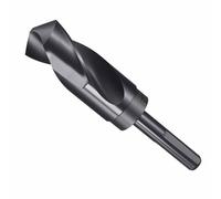 CoCud Drill Bit, 31mm Cutting Diameter, 1/2" Reduced Shank 3-Flat 4341 HSS Nitriding Black 118° Cutting Angle Bits - (Applications: for Drilling Plastic Wood)