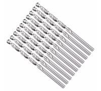 CoCud Drill Bit, 3mm Cutting Diameter, 4241 HSS 118° Cutting Angle Uncoated Bright Versatile Jobber Bits - (Applications: for Drilling Plastic Wood Soft Metal), 10-Pieces