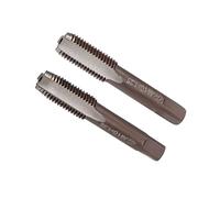 CoCud Hand Threading Taps, M10 x 1.25 Thread, Metric Alloy Tool Steel Screw Tapping Taper Bottom Tap - (Applications: for Machine Thread Repair), 1-Pair