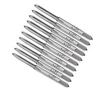 CoCud Hand Threading Taps, M2 x 0.4 Thread, Metric High Speed Steel Screw Tapping Taper Bottom Tap - (Applications: for Machine Thread Repair), 5-Pairs