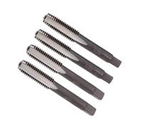 CoCud Hand Threading Taps, M8 x 1.25 Thread, Metric Alloy Tool Steel Screw Tapping Taper Bottom Tap - (Applications: for Machine Thread Repair), 2-Pairs