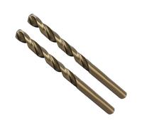 CoCud High Speed Steel Cobalt Twist Drill Bits, 6.8mm Diameter 108mm Length, Straight Twist Jobber Drill Bit - (Applications: for Metal Woodwork Plastic Aluminum), 2Pieces