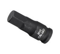 CoCud Impact Hex Bit Socket, 10mm (H10) Metric 35mm Long, Chrome Molybdenum Steel One Piece Construction 1/4" Drive Impact Socket - (Applications: for Installation Removal Fasteners)