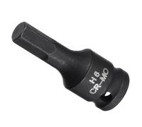 CoCud Impact Hex Bit Socket, 6mm (H6) Metric 35mm Long, Chrome Molybdenum Steel One Piece Construction 1/4" Drive Impact Socket - (Applications: for Installation Removal Fasteners)
