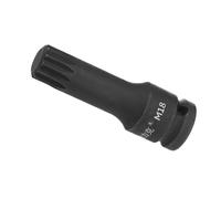 CoCud Impact Triple Square Spline Bit Socket, M18 Bit 1/2" Drive, Metric Lengthen Screwdriver Socket Adapter - (Applications: for Torque Wrench)