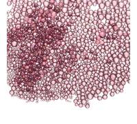 CoCud Iridescent Glass Tiny Bubble Beads, 0.4-3mm 10g No Hole Micro Mini Round Korean Purple Water Droplets Beads - Applications: for Resin Filler, Nail Art, Dollhouse Bath Tub