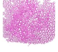 CoCud Iridescent Glass Tiny Bubble Beads, 0.4-3mm 10g No Hole Micro Mini Round Magenta Water Droplets Beads - Applications: for Resin Filler, Nail Art, Dollhouse Bath Tub