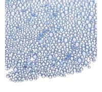 CoCud Iridescent Glass Tiny Bubble Beads, 0.4-3mm 10g No Hole Micro Mini Round Sky Blue Water Droplets Beads - Applications: for Resin Filler, Nail Art, Dollhouse Bath Tub
