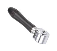 CoCud Leather Edge Roller, 25mm/1" Dia, Steel and Wood Functional Roller Platen Tools Leather Glue Laminating Roller Seam Roller - (Applications: for Leather Craft, Handmade)