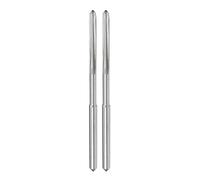 CoCud Machine Chucking Reamers, 2.6mm Diameter D4 Accuracy, M35 Cobalt High Speed Steel Straight Flutes Milling Cutter - (Applications: for Lathe Machine), 2-Pieces