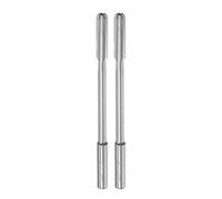CoCud Machine Chucking Reamers, 4.6mm Diameter D4 Accuracy, M35 Cobalt High Speed Steel Straight Flutes Milling Cutter - (Applications: for Lathe Machine), 2-Pieces