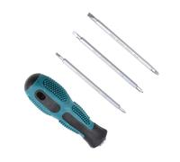 CoCud Magnetic Screwdriver Set, PH1 PH2 SL4-SL6, Dual Way Phillips Slotted Screwdrivers with Handle - (Applications: for Home Maintenance), 4-Pieces