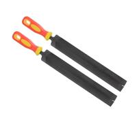 CoCud Metal Feather Shaped Taper Files File, 8" Blade Length 290x30mm, T12 Bearing Steel Cut Mill Hand Rasp with Non-Slip Handle - (Applications: for Wood, Metal, Plastic), 2Pieces