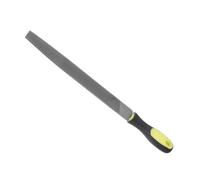 CoCud Metal Flat File, 10" Blade Length, High Carbon Hardened Steel Cut Mill Hand Rasp with Non-Slip Handle - (Applications: for Wood, Metal, Plastic)