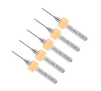 CoCud Micro PCB Drill Bits, 1/8" Shank 0.7mm Cutting Edge, Tungsten Carbide Print Circuit Board Drill Bit - (Applications: for CNC Drilling Engraving Machine), 5-Pieces