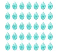 CoCud Mini Resin Flower, 0.18" Diameter, Miniature Tiny Flower Charm Dollhouse Ice Green - (Applications: for Nail Art, Fairy Garden Dollhouse DIY Crafts Nail Jewelry Making), 100-Pieces