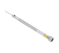 CoCud Mini Slotted Screwdriver, 0.8mm Size 90mm Length, Carbon Steel Small Flat Head Screwdrivers Yellow - (Applications: for Glasses, Watch or Laptop)