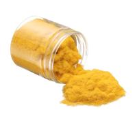 CoCud Model Grass Terrain Powder, 185ml Capacity, Fake Miniature Flower Grass Tree 3mm Nylon Yellow - (Applications: DIY Dollhouse Fairy Garden Model Railway Landscape)