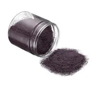 CoCud Model Grass Terrain Powder, 185ml Capacity, Fake Miniature Flower Grass Tree 8mm Nylon Brown - (Applications: DIY Dollhouse Fairy Garden Model Railway Landscape)