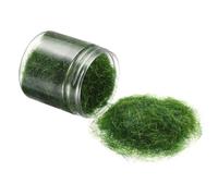 CoCud Model Grass Terrain Powder, 185ml Capacity, Fake Miniature Flower Grass Tree 8mm Nylon Dark Yellow - (Applications: DIY Dollhouse Fairy Garden Model Railway Landscape)