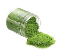 CoCud Model Grass Terrain Powder, 185ml Capacity, Fake Miniature Flower Grass Tree Sponge Light Green - (Applications: DIY Dollhouse Fairy Garden Model Railway Landscape)