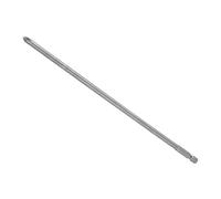 CoCud Phillips Cross Screwdriver Bits, PH2 250mm Long 1/4" Hex Shank, S2 Magnetic Phillips Drill Bit - (Applications: for Power Impact Driver), 1-Pieces