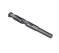 CoCud Reduced Shank Drill Bit, 15mm Cutting Edge 1/2" Shank, Nitride Coated High Speed Steel 6542 Twist Drill Bits - (Applications: for Stainless Steel Metal Wood)