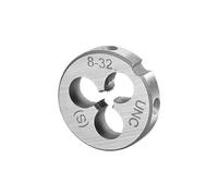 CoCud Round Die, 8#-32 UNC, Alloy Steel Thread Right Hand Threading Die - (Applications: for Processing External Threads for Metal Plastic)