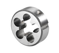 CoCud Round Threading Dies, Metric M16 x 1.5 Thread, 9SiCr Alloy Tool Steel Screw Milling Tools - (Applications: for Machine Thread Repair), 1-Piece