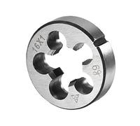 CoCud Round Threading Dies, Metric M16 x 1 Thread, 9SiCr Alloy Tool Steel Screw Milling Tools - (Applications: for Machine Thread Repair), 1-Piece