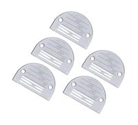 CoCud Sewing Machine Stitch Plate, FD26 Fit No.18 & No.20 Needle Hole, Chrome Plated Plate with Scale Mark - (Applications: for Sewing Machine), 5-Pieces