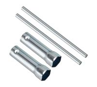 CoCud Single Ended Motorcycle Ignition Spark Plug Spanner, 21mm, Deep Reach Wrench Socket with Bar - (Applications: for Automobile), 2pieces