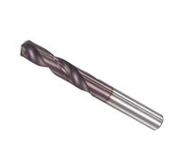 CoCud Solid Carbide Drill Bit, 5.4mm Diameter, AlTiSin Coated K45/P10 Tungsten Carbide Twist Drill Bits - (Applications: for Hardened Steel Stainless Steel Alloy), 1-Piece