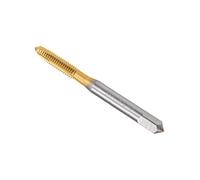 CoCud Spiral Point Taps, #8-32 UNC Thread, Titanium Coated High Speed Steel 6542 Screw Milling Threading Tap - (Applications: for Tapping Drilling Machine), 1-Piece