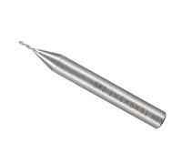 CoCud Square Nose End Mill, 1mm x 5mm Cutting 6mm Shank, HSS-AL 2 Flutes CNC Router Bit Milling Cutter - (Applications: for Aluminum Alloy Copper Plastic)