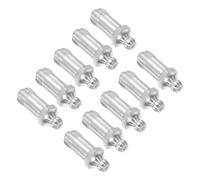 CoCud Stainless Steel Straight Grease Fitting, | G1/8 Thread 11mm Width | Hydraulic Grease Nipple - (Applications: for Replacing Missing or Broken Oil Fitting), 10-Pieces