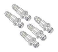 CoCud Stainless Steel Straight Grease Fitting, | M6x1mm Metric | Hydraulic Grease Nipple - (Applications: for Replacing Missing or Broken Oil Fitting), 5-Pieces