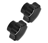 CoCud Star Knob, 50mm Diameter M10, Plastic Head Female Clamping Handle Screw-On Thread Knob Grip - (Applications: for Mechanical Equipment), 2-Pieces