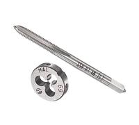 CoCud Tap and Die Set, M4 x 0.7 Thread, Left Hand Metric High-Speed Steel Machine Screw Tap & Round Die Tool Kit - (Applications: for Threading Tapping Repairing), 1-Set