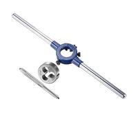 CoCud Tap and Die Stock Handle Set, 10-32 UNF Die & Fit 11mm-20mm OD / M3-M4 Die, High Speed Steel Thread Tapping and Wrench Tool Kit - (Applications: for Threading Repairing)