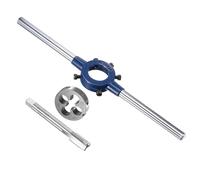 CoCud Tap and Die Stock Handle Set, 3/8-32 UNEF Die & Fit 20mm-30mm OD / M9-M11 Die, High Speed Steel Thread Tapping and Wrench Tool Kit - (Applications: for Threading Repairing)
