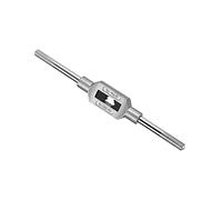CoCud Tap Wrench Handle, Fit M1-M10 W1/16-3/8 Taps Size, Zinc Alloy & Carbon Steel Adjustable Wrench Reamer Tapping Hand Tool - (Applications: for Tapping Operations), 1-Piece