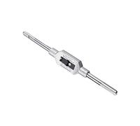 CoCud Tap Wrench Handle, Fit M1-M12 W1/16 to 1/2 Taps Size, Aluminum Alloy & Tool Steel Adjustable Single End Wrench Reamer Tapping Hand Tool - (Applications: for Tapping Operations)