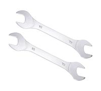 CoCud Thin Open End Wrench, Metric 18mm x 19mm, Double Ended Slim Wrench - (Applications: for Thin Nuts, Narrow Spaces), 2-Pieces