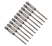 CoCud Titanium Masonry Drill Bit, 3mm Cutting Dia 74mm Length 1/4" Hex Shank Carbide Cross Tip Concrete Drill Bits Yellow - (Applications: for Wood Glass Brick Cement), 10-Pieces