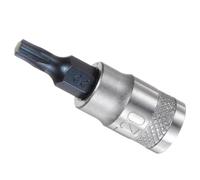 CoCud Torx Bit Socket, 1/4" Drive x T20 S2 Steel CR-V Torx Star Socket Impact Bit Screwdriver Sockets Adapter - (Applications: for Fastening Screws), 1-Pieces