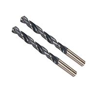CoCud Twist Drill Bits, 11.5mm Cutting Edge, Titanium & Nitride Coated High Speed Steel 4341 Round Shank - (Applications: for Stainless Steel Drilling Machine), 2-Pieces