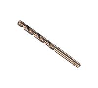 CoCud Twist Drill Bits, 7.4mm Drilling Diameter, Titanium Coated High Speed Steel 6542 Straight Round Shank - (Applications: for Stainless Steel Alloy Metal), 1-Piece