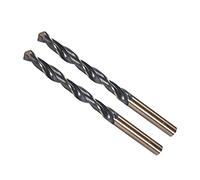 CoCud Twist Drill Bits, 8mm Cutting Edge, Titanium & Nitride Coated High Speed Steel 4341 Round Shank - (Applications: for Stainless Steel Drilling Machine), 2-Pieces